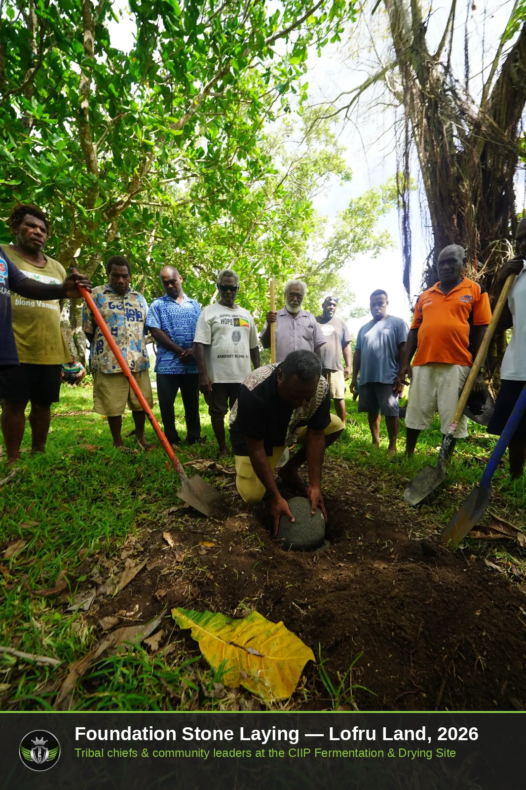 Foundation stone laying ceremony at Lofru Land